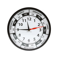 BIOS Living - Horloge Avec Jour - Français-Horloge avec jour affiche l’heure et le jour de la semaine