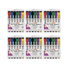 Charles Leonard - Marqueur magnétique effaçable à sec - Pointe fine - Couleurs assorties-Ne perdez plus jamais votre marqueur effaçable à sec ! Les marqueurs effaçables à sec à pointe fine comportent un capuchon magnétique avec gomme.