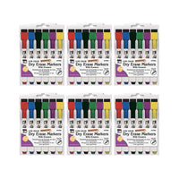 Charles Leonard - Marqueur magnétique effaçable à sec - Pointe fine - Couleurs assorties-Ne perdez plus jamais votre marqueur effaçable à sec ! Les marqueurs effaçables à sec à pointe fine comportent un capuchon magnétique avec gomme.