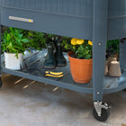 Permasteel - Bac de jardin surélevé avec technologie EnGrow TrueSoil - bleu-Plateforme de sol pour un soutien essentiel des plantes
