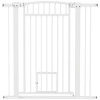 PawHut - Porte pour chien 30"-41" avec petite porte et kit d'extension - 42" H-Barrière de 41,7 po (106 cm) de hauteur