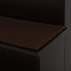 PawHut - Escalier pour animaux pour lit haut - 15,7 po L x 23,2 po l x 21,3 po H - café foncé-Couleur : café foncé 