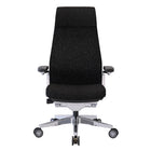 Nightingale - Fauteuil de direction à dossier haut NLC avec bras rabattable - Noir-Appui-tête ergonomique réglable en hauteur intégré au cadre de la chaise pour un maximum de confort et de commodité