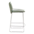 Zuo - Pola Tabouret de comptoir - Vert-Dimensions: 21,3 po L x 19,7 po L x 36,6 po H