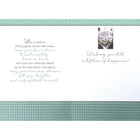 Rosedale Gold - Cartes de souhaits Mariage avec enveloppes – 5-1/2 po x 8 po – Couronne de fleurs – paquet de 6-Imprimées sur un papier de qualité non couché