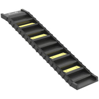 PawHut - Rampe pliable pour chien 60,6 po L pour voitures, camions, VUS, avec surface antidérapante, supporte jusqu'à 165 lb-Construit avec un cadre renforcé, il supporte jusqu'à 150 lb (68 kg) pour une sécurité totale 
