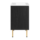 Modway - Chaucer 24" Vanette de salle de bain - Noir Blanc-9