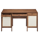 Modway - Capri Grains de bois de 58" Bureau - Noyer-8