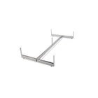 Wamaco - Kit de base pour gondole avec Quatre panneaux grillagés 2 x 5 pieds - Chrome-Durable et professionnel - Sa construction robuste en acier lui confère stabilité et longévité.