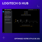 Logitech - Souris de jeu RVB programmable  G203 Prodigy - blanche-Les boutons principaux mécaniques sont tendus par des ressorts métalliques durables pour des performances et des sensations fiables, avec des clics nets et un retour précis