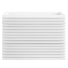 Modway - Render Fixation murale de 30" Armoire de toilette de salle de bain (lavabo non inclus) - Blanc-Vanité moderne du milieu du siècle