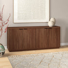 Hudson&Canal - Table de buffet Mansfield 68" L - Noyer satiné-Caractéristiques assemblage facile