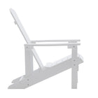 Backyard Lifestyles - Chaise Adirondack - Blanc-Fabriquée en polystyrène protégé contre les rayons UV.