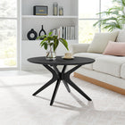Modway - Crossroads Manche Bois Table basse - Noir-Placage de frêne