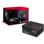 ASUS - Bloc d’alimentation ROG Strix 750W Gold Aura Edition-Les connecteurs PCIe améliorés, dotés d'une conductivité thermique supérieure, garantissent un fonctionnement plus froid et une meilleure efficacité de l'alimentation électrique