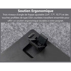 Keychron - Clavier mécanique sans fil K8 Max RGB - Échangeable à chaud - Commutateur marron - Disposition TKL - Noir-Garantie limitée du fabricant de 1 an