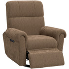 HOMCOM - Fauteuil inclinable électrique avec ports USB - espresso-Tissu chenille doux et rembourrage épais pour un confort optimal 