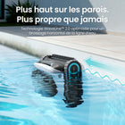Aiper - Nettoyeur de piscine robotisé sans fil Scuba N1 Max avec navigation intelligente, nettoyage horizontal de la ligne d'eau-WaveLine  2.0 nettoie jusqu'à 2,76 pouces au-dessus de la ligne d'eau pour un bord de piscine impeccable