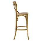 Modway - Gear Tabouret de bar - Naturel-Capacité de poids : 330 lb.