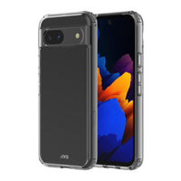 AXS - ULTRA CLEAR Étui testé contre les chutes pour Google Pixel 8a - Transparent-Protection anti-UV pour afficher clairement le design original de votre cellulaire
