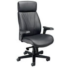 Nightingale - Fauteuil de direction à dossier haut President - Noir-Mécanisme d'inclinaison synchrone du genou avec verrouillage d'inclinaison à double position, réglage pneumatique de la hauteur, contrôle de la tension