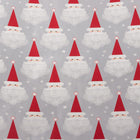  JAM PAPER - Papier cadeau de Noël - 12 pi² - Père Noël flocon de neige-Fabriqué avec du papier lisse de haute qualité, emballez vos cadeaux avec ce papier cadeau de Noël festif !