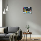 Adin Hill 16x20 sur toile Golden Knights Stick Save - H - Toile encadree - 20" x 16"-Prêt à accrocher - livré entièrement assemblé