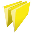 Staples Chemises suspendues de couleur, format légal, 8 1/2 po x 14 po, jaunes-Format légal
