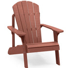 Backyard Lifestyles - Chaise Adirondack - Rouge-Ne se fissure pas, ne s’écaille pas, ne rouille pas et ne pèle pas.