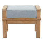 Modway - Marina Terrasse extérieure Teck Ottoman in Gris naturel-6