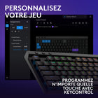 Logitech - Clavier gaming sans fil G515 LIGHTSPEED TKL profilé - Noir-Accédez à près de 16,8 millions de couleurs pour personnaliser votre clavier gaming RVB, créer des thèmes et synchroniser d'autres équipements Logitech G dans le G HUB