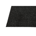 Edgewood - Tapis D'entrée Supreme Knob Pour Trafic Intense - 3 pi 6 po l x 10 pi L - Charbon avec bordures noires-Contient environ 7 litres ou 1,85 gallon d'eau par mètre carré
