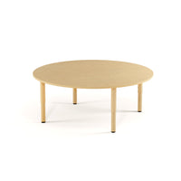 Mitybilt - Table ronde Environ - 48 po Diamètre-Dessous de table résistant à la gomme à mâcher