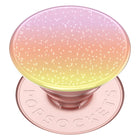 Popsockets - PopGrip - Paillettes Aura Sunrise-Maintenant compatible avec le chargement sans fil grace au retrait facile du PopTop