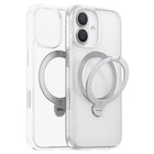 Torras - Coque Ostand Q3 Spin Series pour iPhone 17 - Transparente-Support magnétique rotatif 360°. Angles de vision illimités, praticité à 360° Intégration affleurante, sans épaisseur supplémentaire au dos.