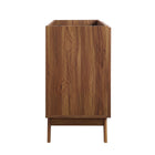 Modway - Soma 48" compatible avec un ou deux éviers simples ou double Armoire de toilette de salle de bain (lavabo non inclus) - Noyer-Jambes écartées