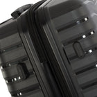 Air Canada - Jasper Valise Rigide Pivotante de 24 po - Noir-L'intérieur entièrement doublé inclut un séparateur zippé, des sangles de compression, une poche en filet zippée, et 2 poches à chaussures