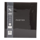 Kiera Grace - Album 400 pochettes – 4 po x 6 po - Noir-Peut contenir jusqu’à 400 photos de format 4 po x 6 po