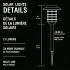 Bell + Howell - Color Disk Lights Lumières solaires à DEL-IP67 étanche - Utilisez-le n’importe où : Les nouveaux feux d’entrée solaires améliorés utilisent une technologie d’étanchéité et d’étanchéité IP67 plus avancée, pas besoin de s’inquiéter de la mauvaise pluie, de la neige, etc. Chaque éclairage solaire de trottoir a été rigoureusement inspecté pour assurer une utilisation à long terme, il est spécialement conçu pour éclairer l’extérieur et l’allée qui peut être éloignée des prises extérieures. L’inst