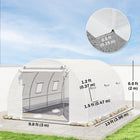 Outsunny - Serre mini à 3 niveaux avec 2 portes enroulables-La porte et les fenêtres en maille offrent une excellente ventilation croisée et protègent contre les intrus  
