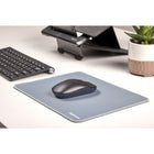 Fellowes - Tapis de souris Breyta XL avec coussin HEX - Bleu-Les bordures durables à coutures plates préviennent l’effilochage