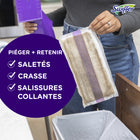 Swiffer - Trousse de depart de balai WetJet (1 balai vaporisateur, 5 coussins nettoyants, 1 solution nettoyante pour planchers)-Saviez-vous que la tête de votre vadrouille peut être pleine de bacteries? Avec WetJet, evitez les bacteries, car vous nettoyez avec un coussin propre et frais chaque fois