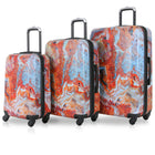 TUCCI Italy - Ensemble De Bagages Tucci Italie-marbre Turc 3 Pièces-Ensemble de bagages complets - valises cabine de 20 », 24 » de taille moyenne et 28 » de grande taille pour toute durée de voyage