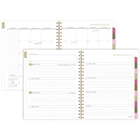 AT-A-GLANCE - Agenda hebdomadaire/mensuel BADGE floral 2027 - 11 po H x 8 1/2 po l - multicolore - bilingue-13 mois de planification hebdomadaire/mensuelle