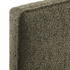 Modway - Lindee Tissu Boucle Tête de lit jumelée, Sage-Assemblée requise