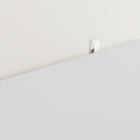 HOMCOM - Armoire de cuisine 50,5 po avec portes et étagère réglable - blanc-Assemblage requis 