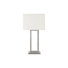 Monarch Specialties - Luminaire - 28 po H Lampe De Table - Port Usb Inclus - Métal Nickelé - Abat-Jour Ivoire / Crème - Moderne-Illuminez votre intérieur avec cette lampe de table tendance de 28 pouces, conçue en métal nickelé élégant et avec un abat-jour en tissu ivoire, parfaite pour le salon, la chambre à coucher ou le bureau