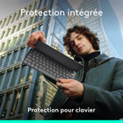 Logitech - Keys-To-Go 2, clavier sans fil portable pour iPad avec protection intégrée - Graphite-Ce petit clavier sans fil est doté de touches à charnières parfaitement espacées pour une expérience de frappe aisée et confortable