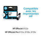 HP - 923 Cartouche d’encre - rendement standard - noir-Rendement par cartouche : environ 500 pages