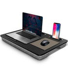 ShoppingAll - Bureau pour ordinateur portable - Noir-Les dimensions sont de 54,4 cm (21,4") x 36 cm (14,1").